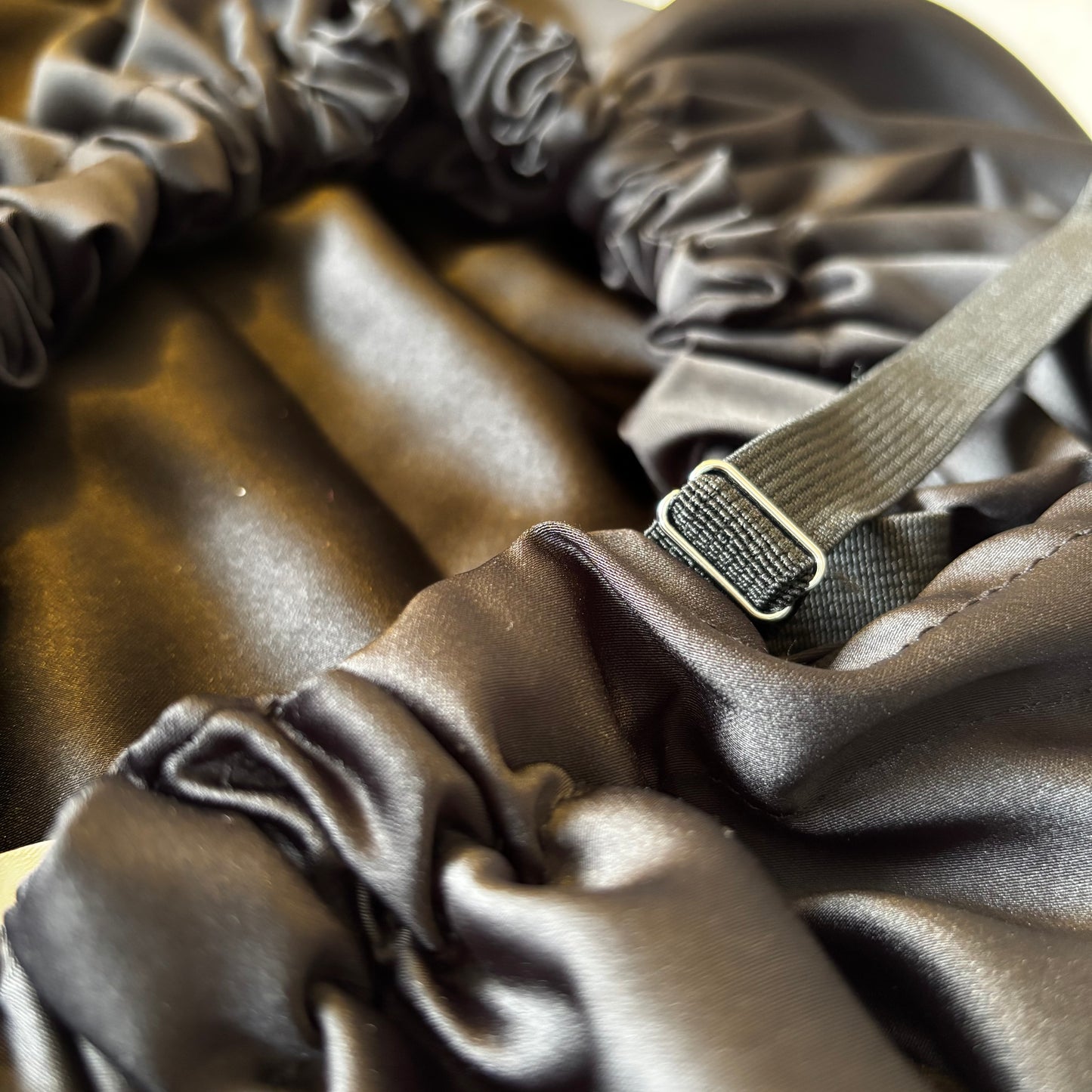 SimbaHair Nightcare Satinhaube Schwarz